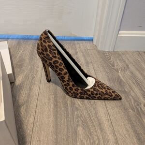 Good American Leopard Print Heels